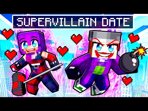 Going on a SUPER VILLAIN DATE in Minecraft!