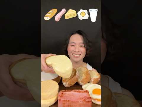 ハイジのチーズパンって憧れる🤤#咀嚼音 #asmr #mukbang #飯テロ #大食い