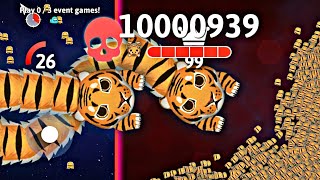 Taiga Boos snake Vs Taiga king snake on snake io new event God modmenu system Hacked #gameplay