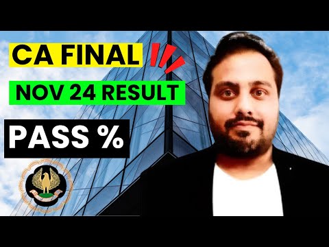 |ICAI CA Final Most Likely Pass Percentage For CA Final Nov 24 Result| Data With CA Nitin Chawla|