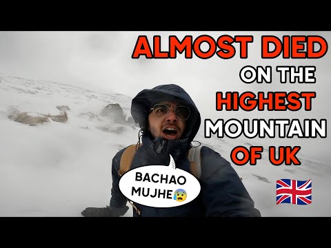 I got stuck in heavy snow storm on the highest mountain 🏔️ of Scotland🏴󠁧󠁢󠁳󠁣󠁴󠁿 | Ben Nevis in winters