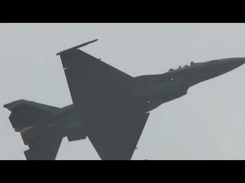 雨の中ド派手に飛んでくれました!! F-2機動飛行 防府航空祭2022