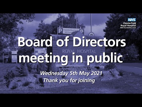 Chesterfield Royal Hospital  Board of Directors meeting 5th May 2012