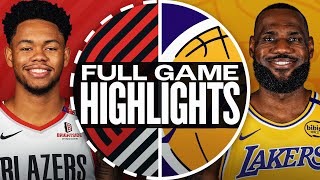 TRAIL BLAZERS at LAKERS | FULL GAME HIGHLIGHTS | January 2, 2025