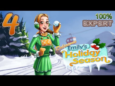 Delicious: Emily's Holiday Season (PC) - 4K60 Walkthrough (100%) Restaurant 4 - Ski Slope