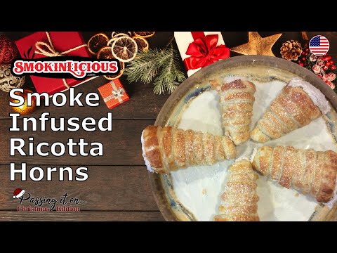 Smoke Infused Ricotta Pastry Horns