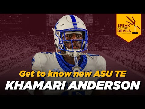 Get to know new ASU tight end Khamari Anderson