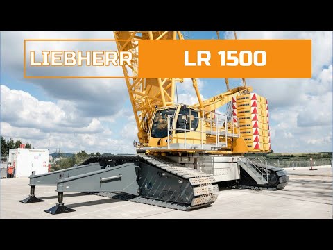 LR 1500 - powerful and compact crawler crane from Liebherr