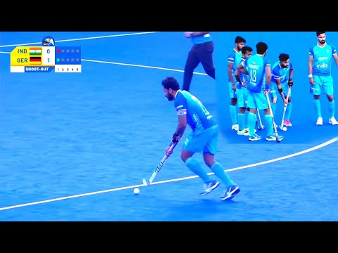 PENALTY SHOOTOUT // INDIA VS GERMANEY // DELHI, DHEYANCHAND HOCKEY STADIU.