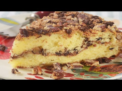 Coffee Cake Recipe Demonstration - Joyofbaking.com