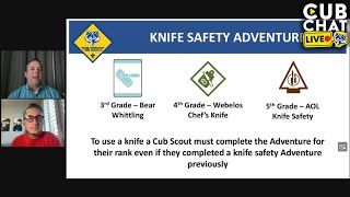 Knife safety adventures in Cub Scouts