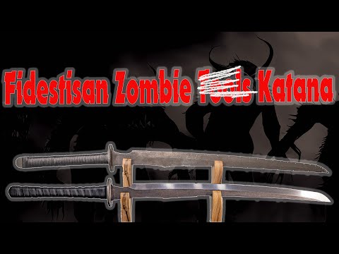 Fidestisan Zombie Katana Review and Destruction