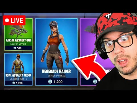 OG RENEGADE RAIDER ITEM SHOP in FORTNITE!