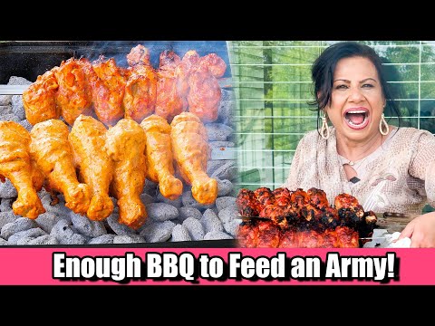 Koylay Par Outdoor Drumstick Tikkay Enought to Feed an Army! Recipe in Urdu Hindi - RKK