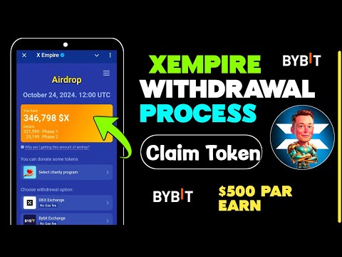 xempire withdrawal process claim tokers & xempire new update tokers claim withdrawal