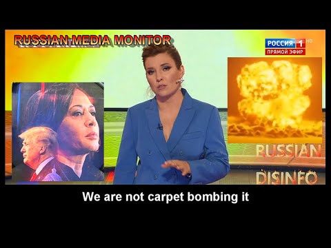 Russian state TV discusses Kursk, nuclear weapons and the US