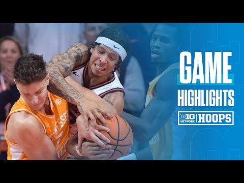 Tennessee at Illinois | Highlights | Big Ten Men's Basketball | 12/14/2024