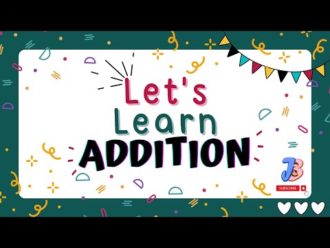 Let's Learn Basic Addition| Simple Addition for Kids | Adding Numbers 1 to 10