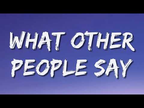 Demi Lovato, Sam Fischer : What Other People Say 🎧 Lyrics 🎧