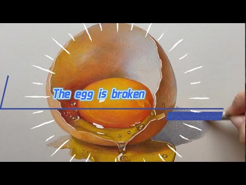 The egg is broken