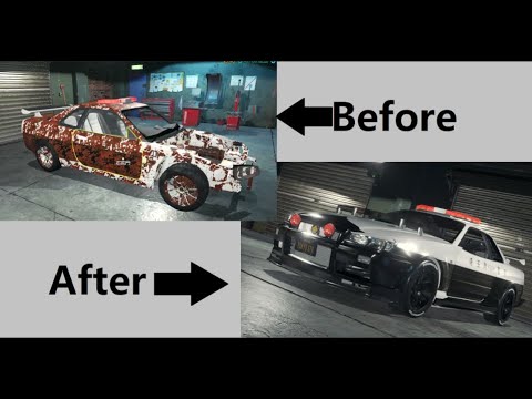 GTR-R34 rebuild ‘’Tokyo police‘’ Car Mechanic Simulator 2018