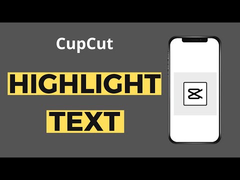 HOW To HIGHLIGHT TEXT In CapCut | CapCut Tutorial