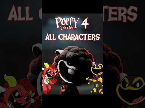 all characters in poppy playtime chapter 4 #shorts #poppyplaytime #fnaf