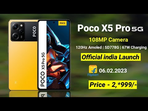 Poco X5 Pro 5G - India Launch date Confirmed, official Specifications, Features, Price, First Look