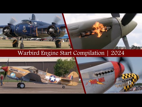 Warbird Engine Start Compilation | 2024