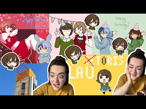 Reacting to birthday fan art!