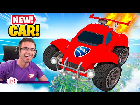 Nick Eh 30 reacts to Rocket League in Fortnite!