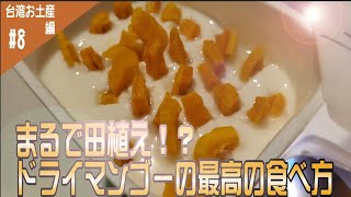 【台湾お土産編】#8 ドライマンゴーが蘇る！ヨーグルト裏技！？【ゆる旅番組】