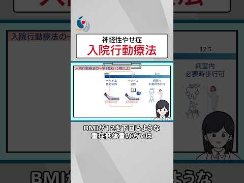 【摂食障害】「神経性やせ症」ってどうやって治療するの？入院行動療法について専門医が解説【国立精神・神経医療研究センター】#shorts