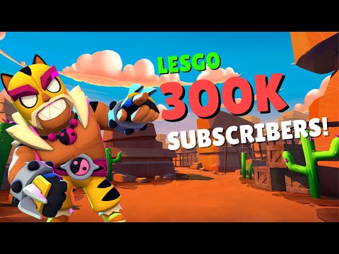 Lesgo 300k Subscribers Brawl Stars Live