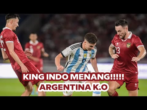 TIMNAS INDONESIA MENANG LAWAN ARGENTINA!!! 1-0