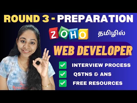 Round 3 Preparation😱 for ZOHO😍 Web Developer in Tamil🚀💯 | ZOHO WEB DEVELOPER | ZOHO