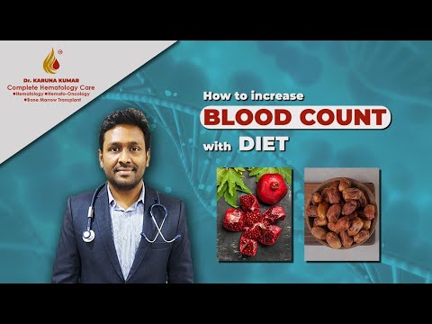 How to increase Blood count with Diet ? || Dr .Karuna Kumar  || Consultant Hematologist