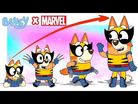 Bluey Growing Up Into Multiverse Compilation | Go WOW