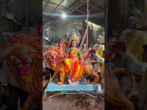 Durga Devi Lifting With Hands In Hyderabad #youtubeshorts #ytshorts #durgapuja