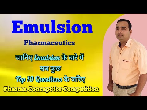 Pharmaceutics | Part 5 | Emulsion | Pharmacist Exam | GPAT Exam | NIPER Exam | Drug Inspector Exam