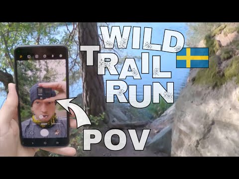 Wild Lakeside Trail Run GoPro POV: Minute by Minute | Rösjön, north of Stockholm, Sweden