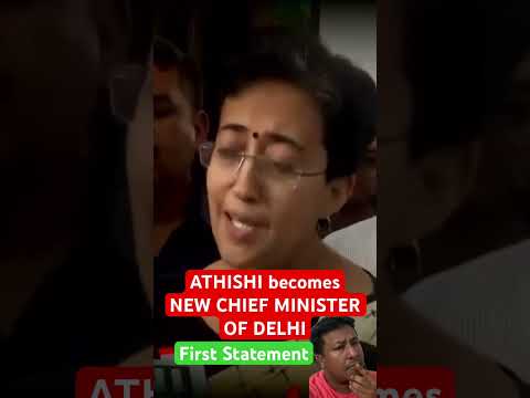 Atishi New CM of Delhi #kejriwal #atishi #cmdelhi #storybyrakesh