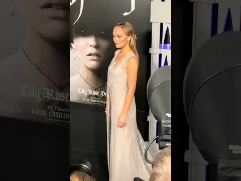 Lily Rose Depp At The Black Carpet Premiere Of Nosferatu In Los Angeles.#nosferatu#premiere