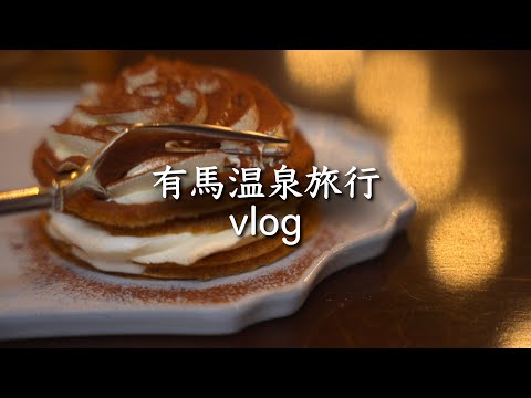 【有馬温泉vlog】1泊2日の有馬旅行.有馬温泉街/向陽閤/炭酸せんべいティラミス/三津森カフェ/香心堂/SABORカフェ