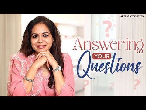 Sunitha Upadrastha Unveils Elegance: Heartfelt Replies to Admirers | Q&A | Sunitha Upadrasta