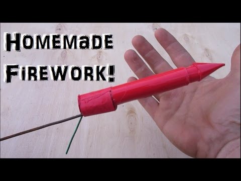 Easy Homemade Firework! (Experiment)