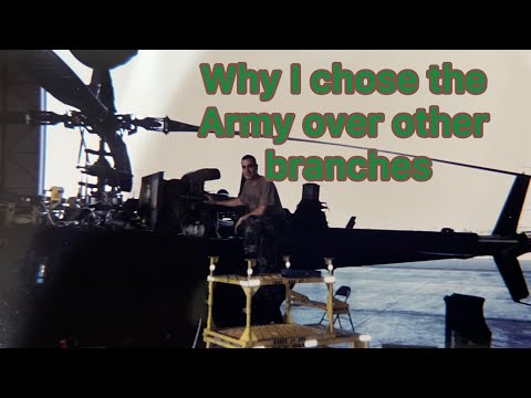 Why did I choose the U.S. Army over other branches of service? What jobs did I do?