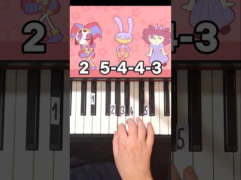 The Amazing Digital Circus Ending Piano Tutorial #shorts