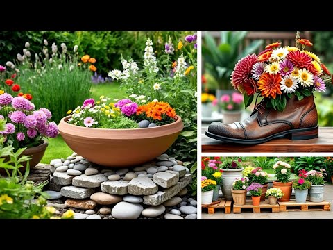 65 Creative Container Garden Ideas, Best Landscaping Ideas for Your Yard!!