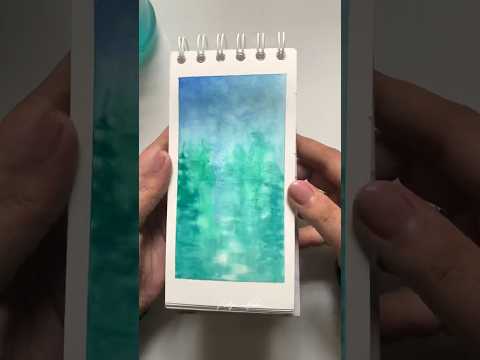 Easy quick watercolour painting idea #watercolor #painting #paintingtutorial #art #artshorts #shorts